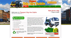 Desktop Screenshot of cheapestskiphiredublin.com